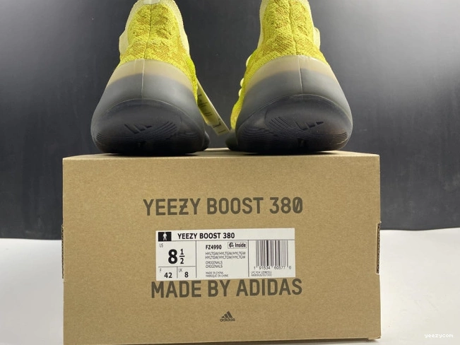 YEEZY ADIDAS BOOST 380 HYLTE GLOW FZ4990 0914